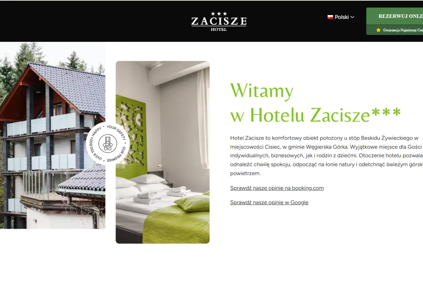 Hotel Zacisze – projekt z branży turystycznej